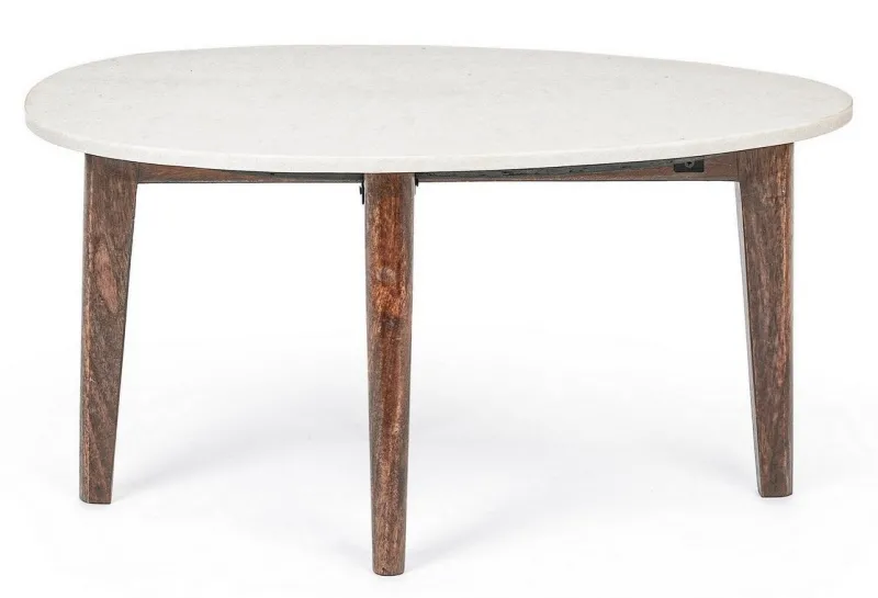 Bizzotto TAVOLINO IN MARMO 70X50 - SYLVESTER