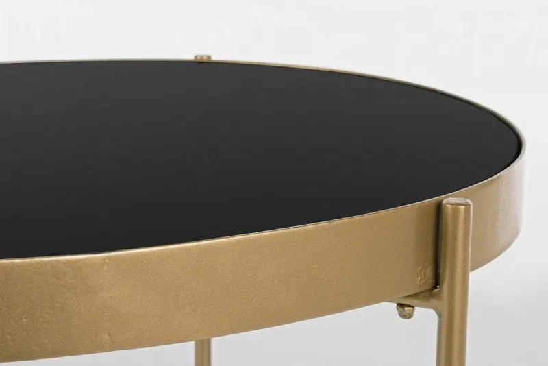 Online Bizzotto TAVOLINO IN METALLO COLOR ORO - RASHIDA