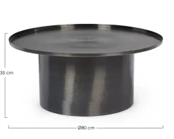 Hot Bizzotto TAVOLINO IN METALLO D80 - KALPITA