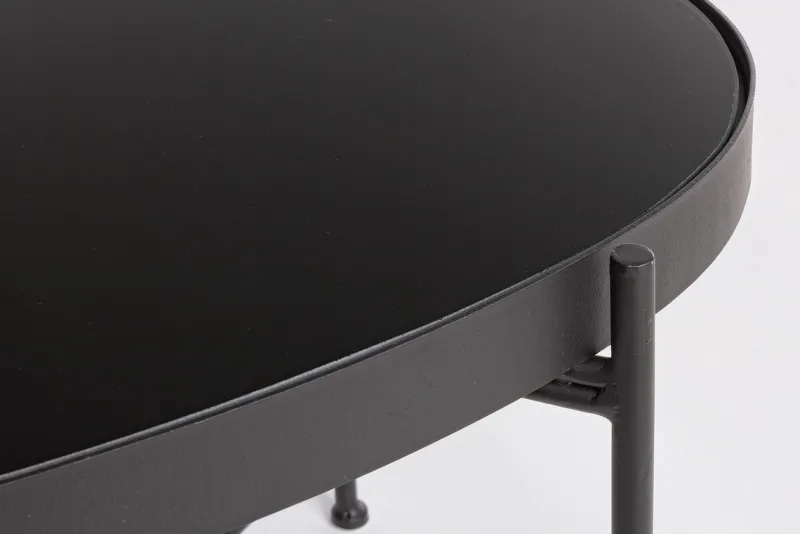 Sale Bizzotto TAVOLINO IN METALLO NERO - RASHIDA