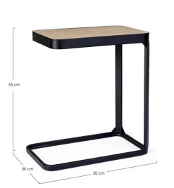 Discount Bizzotto TAVOLINO IN METALLO 50X30 - EVERITT