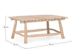 Sale Bizzotto TAVOLINO IN TEAK - SAHEL