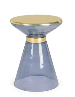 Online Bizzotto TAVOLINO IN VETRO GRIGIO D36 - MERIEL