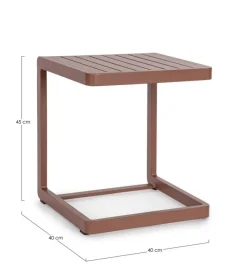 Clearance Bizzotto TAVOLINO KONNOR 40X40 BARN