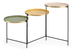 Best Bizzotto TAVOLINO PIEGHEVOLE IN ACCIAIO - AMRITA