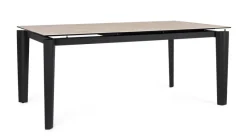 Bizzotto TAVOLO ALL. ASIRI 180/250X100 NERO