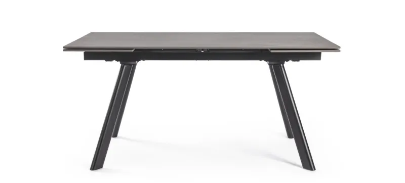 Outlet Bizzotto TAVOLO ALL. JARKKO 160-240X90 NERO