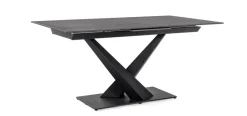 Clearance Bizzotto TAVOLO ALL. JOHANNES 160-200X90 NERO