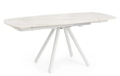 Discount Bizzotto TAVOLO ALL.RAITA 119/178X89.4 BIANCO/BIA