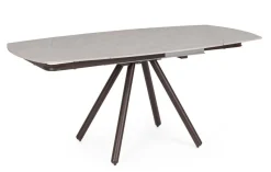 Best Bizzotto TAVOLO ALL.RAITA 119/178X89 RUST/GRIG.C