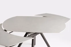 Best Bizzotto TAVOLO ALL.RAITA 119/178X89 RUST/GRIG.C