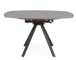 Sale Bizzotto TAVOLO ALL.RAUNI D87/135 NERO/GRIGIO