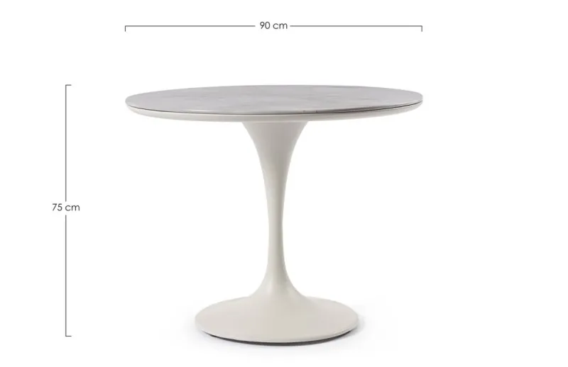 Sale Bizzotto TAVOLO ARNOLD D90 PELICAN