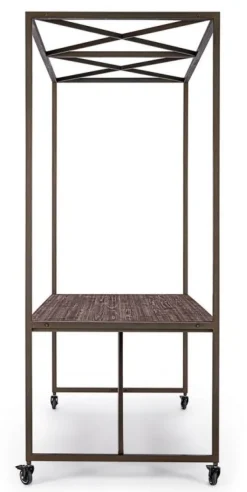 Bizzotto TAVOLO ESPOSITORE IN LEGNO CON TETTO