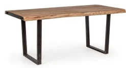Clearance Bizzotto TAVOLO FISSO IN LEGNO 180X90 - ELMER