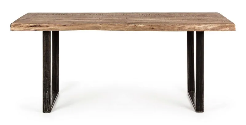 Clearance Bizzotto TAVOLO FISSO IN LEGNO 180X90 - ELMER