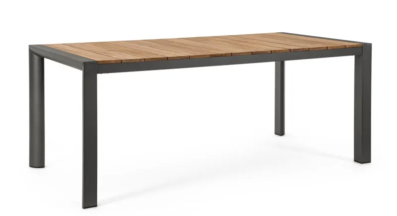 Online Bizzotto TAVOLO IN ALLUMINIO ANTRACITE GK52 - CAMERON