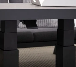 Hot Bizzotto TAVOLO IN ALLUMINIO ANTRACITE JX55 - TRUMAN