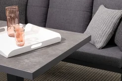 Hot Bizzotto TAVOLO IN ALLUMINIO ANTRACITE JX55 - TRUMAN