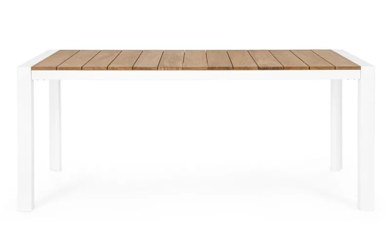 Bizzotto TAVOLO IN ALLUMINIO BIANCO GK50 - CAMERON