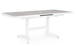 Best Bizzotto TAVOLO IN ALLUMINIO BIANCO JX11 - ROBERT
