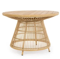 Outlet Bizzotto TAVOLO IN ALLUMINIO D110 - ADELMA