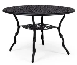 New Bizzotto TAVOLO IN ALLUMINIO D110 ANTRACITE - VICTORIA