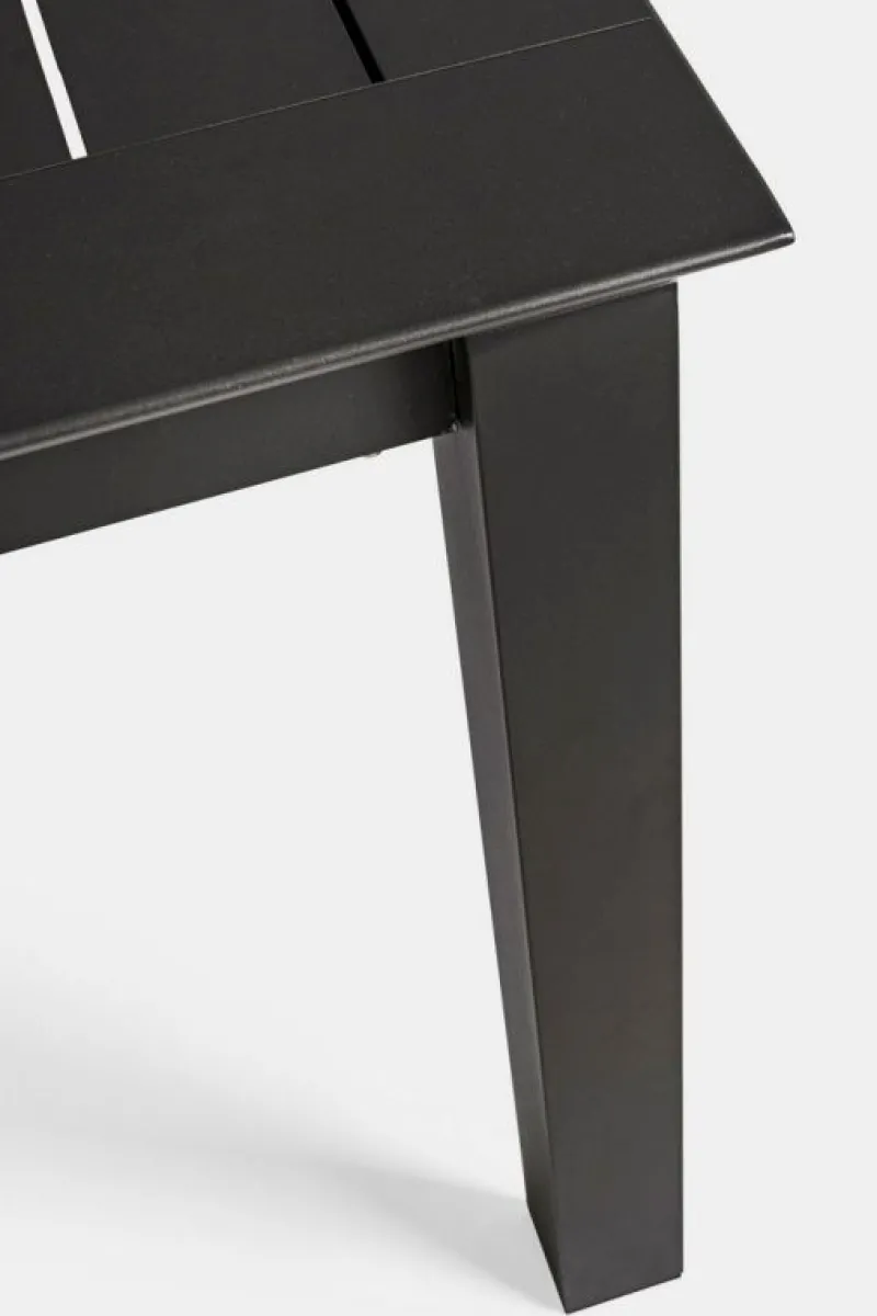Clearance Bizzotto TAVOLO IN ALLUMINIO 160/240X100 ANTRACITE CX23 - KONNOR