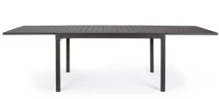 New Bizzotto TAVOLO IN ALLUMINIO 135/270X90 ANTRACITE YK13 - PELAGIUS