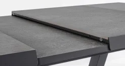 Sale Bizzotto TAVOLO IN ALLUMINIO 205/265X103 ANTRACITE JX55 - KRION