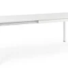 Hot Bizzotto TAVOLO IN ALLUMINIO 160/240X100 BIANCO CX21 - KONNOR