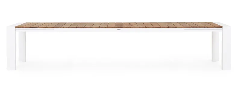 Bizzotto TAVOLO IN ALLUMINIO 253/319/384X110 BIANCO GK50 - CAMERON