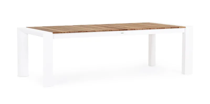 Bizzotto TAVOLO IN ALLUMINIO 253/319/384X110 BIANCO GK50 - CAMERON