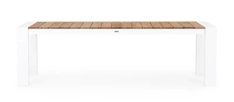 Bizzotto TAVOLO IN ALLUMINIO 253/319/384X110 BIANCO GK50 - CAMERON