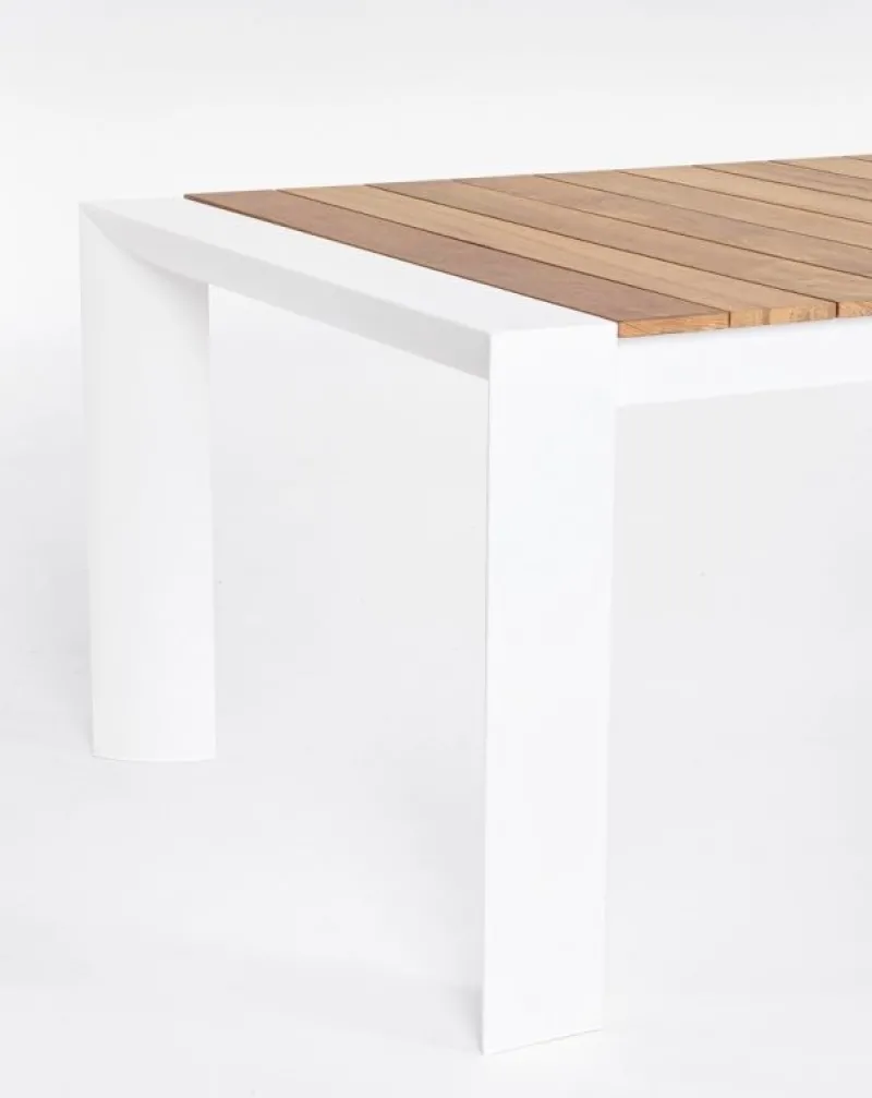 Bizzotto TAVOLO IN ALLUMINIO 253/319/384X110 BIANCO GK50 - CAMERON