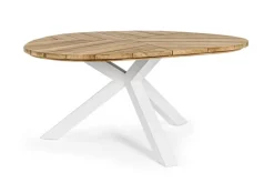 Discount Bizzotto TAVOLO IN TEAK BIANCO RT01 - PALMDALE