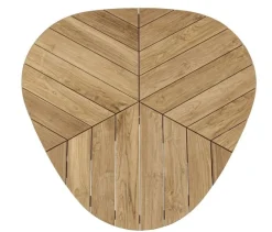 Discount Bizzotto TAVOLO IN TEAK BIANCO RT01 - PALMDALE