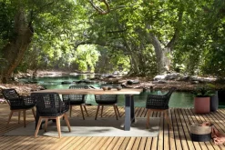 Online Bizzotto TAVOLO IN TEAK RICICLATO ANTARCITE AM03 - ROLLAND