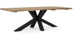 Bizzotto TAVOLO IN TEAK RICICLATO NERO PM02 - RAMSEY