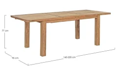 Hot Bizzotto TAVOLO IN TEAK RICICLATO 160/220 - BOUNTY
