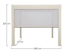 Outlet Bizzotto TENDA RULLO PERGOLA OCEAN LATO 3.6M SETA
