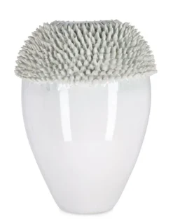 Sale Bizzotto VASO IKU BIANCO VERDE H47,5