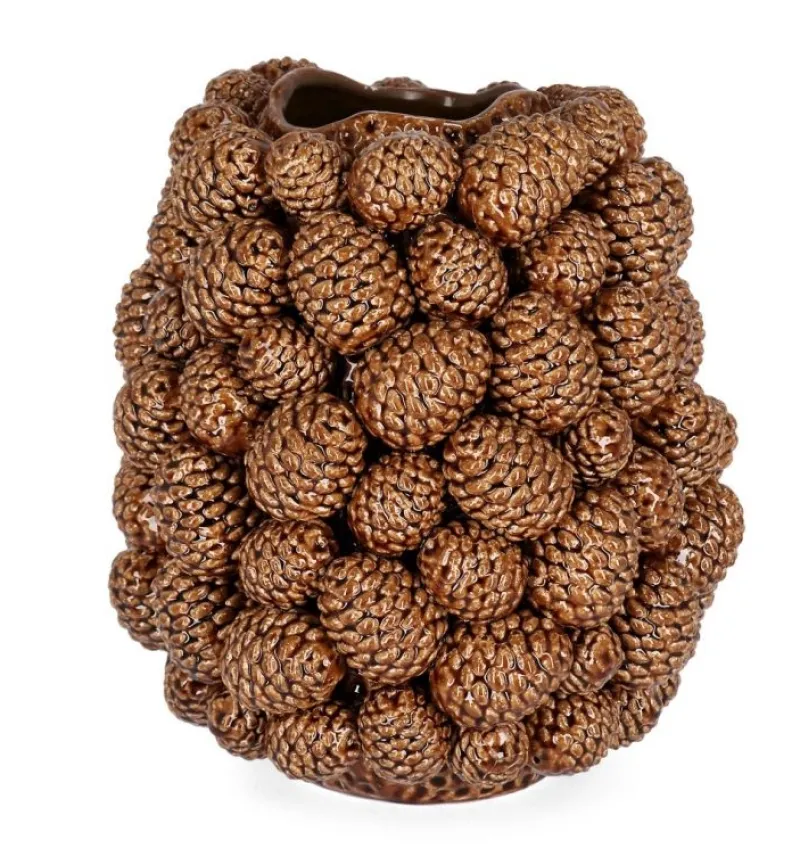 New Bizzotto VASO PIGNA MARRONE H37,5