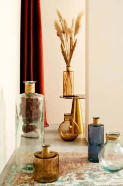 Online Bizzotto VASO VT ROTANG BLU COBALTO H42