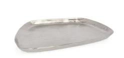 Hot Bizzotto VASSOIO DECORATIVO CHISEL ARGENTO 30X28