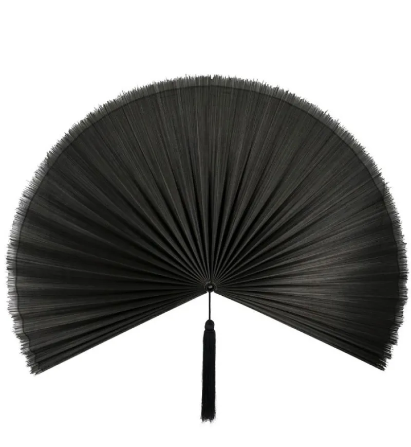 Outlet Bizzotto VENTAGLIO DECORATIVO NANKA NERO 60X123